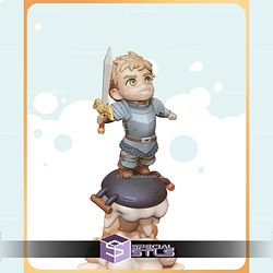 Chibi Laios Touden Dungeon Meshi Sculptures 3D Printing