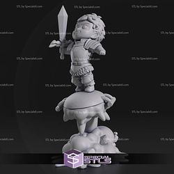 Chibi Laios Touden Dungeon Meshi Sculptures 3D Printing