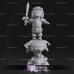 Chibi Laios Touden Dungeon Meshi Sculptures 3D Printing