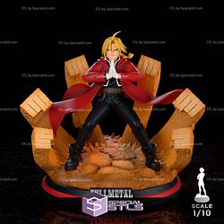 Edward Elric Standalone Sculptures 3D Printing