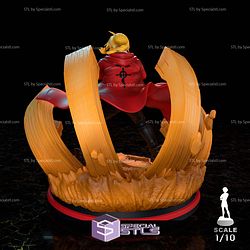 Edward Elric Standalone Sculptures 3D Printing