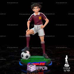 Hanji Urabe Captain Tsubasa Sculptures 3D Printing