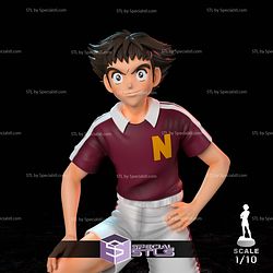 Hanji Urabe Captain Tsubasa Sculptures 3D Printing