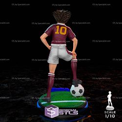 Hanji Urabe Captain Tsubasa Sculptures 3D Printing