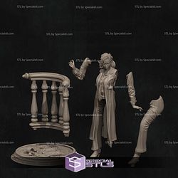 Laura the Detective Standalone Sculptures 3D Printing