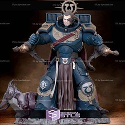 Marn Space Warrior WH40K Sculptures 3D Printing