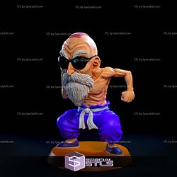 Master Roshi Normal Sculptures 3D Printing