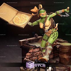 Michelangelo Female TMNT Sculptures 3D Printing