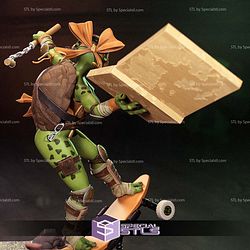 Michelangelo Female TMNT Sculptures 3D Printing