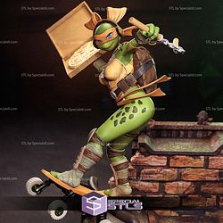 Michelangelo Female TMNT Sculptures 3D Printing