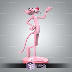 Pink Panther Standalone Sculptures 3D Printing