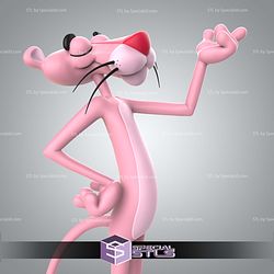 Pink Panther Standalone Sculptures 3D Printing