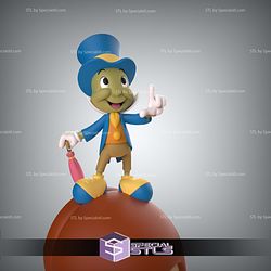 Pinocchio and Jiminy Cricket Sculptures 3D Printing