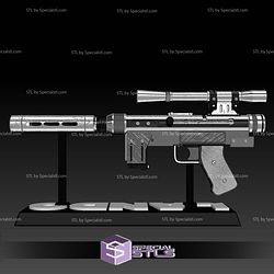 SE-14r Lando Blaster Sculptures 3D Printing