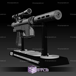 SE-14r Lando Blaster Sculptures 3D Printing