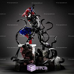 Spiderman Half Suit Sculptures 3D Printing