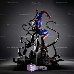 Spiderman Half Suit Sculptures 3D Printing