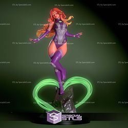 Starfire Close Eyes Sculptures 3D Printing