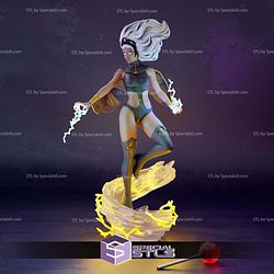 Storm X Men Black Costume Sculptures 3D Printing