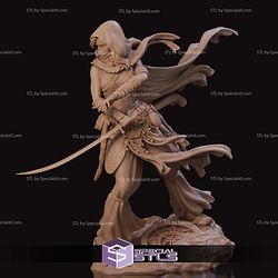 Warrior of the Sands Sculptures 3D Printing