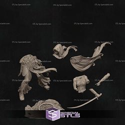 Warrior of the Sands Sculptures 3D Printing