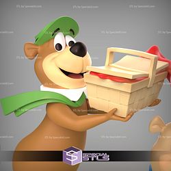 Yogi Bear and Boo Boo V2 Sculptures 3D Printing