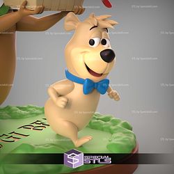 Yogi Bear and Boo Boo V2 Sculptures 3D Printing