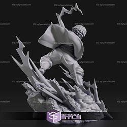 Zenitsu Agatsuma Thunder Sculptures 3D Printing