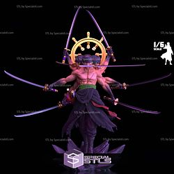 Zoro Ashura V3 Sculptures 3D Printing