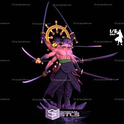 Zoro Ashura V3 Sculptures 3D Printing