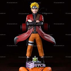 Naruto Sage Mode Sculptures 3D Printing