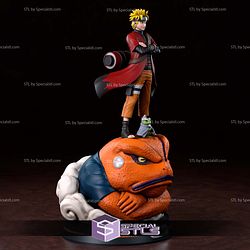 Naruto Sage Mode Sculptures 3D Printing