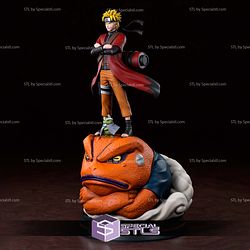 Naruto Sage Mode Sculptures 3D Printing