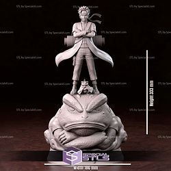 Naruto Sage Mode Sculptures 3D Printing