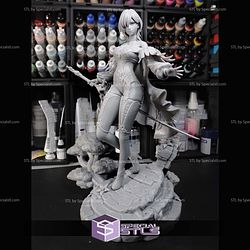 10H Nier Automata Sculptures 3D Printing