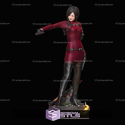 Ada Wong Red Suit Sculptures 3D Printing