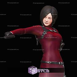 Ada Wong Red Suit Sculptures 3D Printing