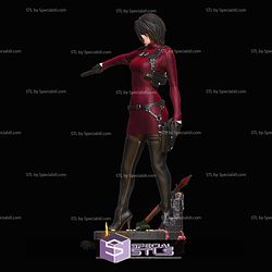 Ada Wong Red Suit Sculptures 3D Printing