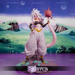 Android 21 1-10 Scale Sculptures 3D Printing