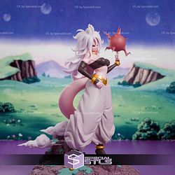 Android 21 1-10 Scale Sculptures 3D Printing