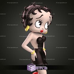 Betty Boop Cartoon Sculptures 3D Printing