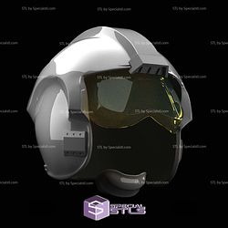 Cosplay STL Files X Wing Pilot Helmet