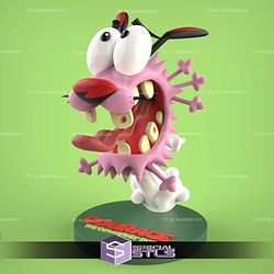 Courage the Cowardly Dog Sculptures 3D Printing