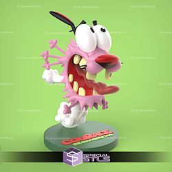 Courage the Cowardly Dog Sculptures 3D Printing