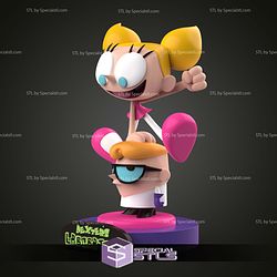 Dexters Laboratory Diorama Sculptures 3D Printing