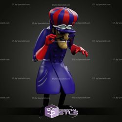 Dick Dastardly Standalone Sculptures 3D Printing