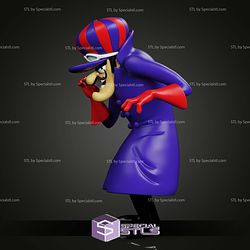 Dick Dastardly Standalone Sculptures 3D Printing