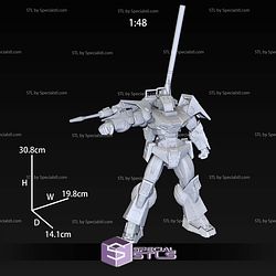 Dougram Gundam Sculptures 3D Printing