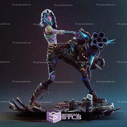 Fractured Jinx Sculptures 3D Printing