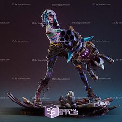 Fractured Jinx Sculptures 3D Printing